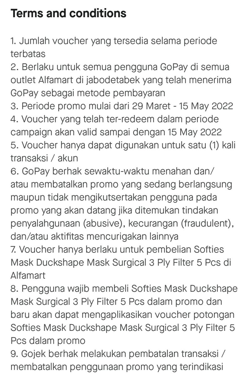RacunBelanja's tweet photo. Voucher tebus murah Softies di Alfamart Jabodetabek dengan Gopay
🗓️ Hingga 15 Mei 2022

Gunakan kode promo SOFTIESDUCKSHAPE di aplikasi Gojek https://t.co/lxtVZe6Npw