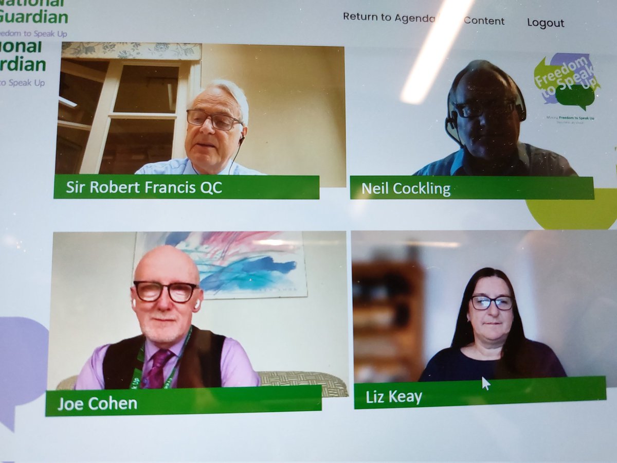 NatGuardianFTSU's tweet photo. Chance to reflect on lessons learned and thoughts for the future with Sur Robert Francis and three early  guardians
#FTSUConference https://t.co/ItQvwFvtVx
