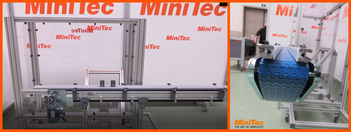 minitecesp's tweet photo. Estructura en perfilería sobre carros lineales #MiniTec y con paneles de policarbonato transparentes. Transportador de banda modular con ancho de 60 mm, apoyos, motor y sentido único.
https://t.co/JYMNuCprDT
#engineering #automation #industry
#conveyor #profilsystem https://t.co/FfU9MxqHMl