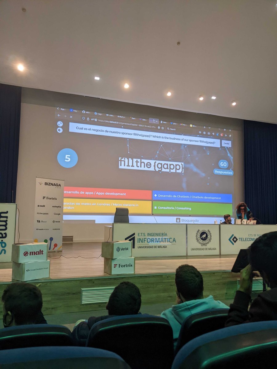 fillthegapp_'s tweet photo. Last Saturday we were at #BiznagaFest22. It was great to meet with a lot of people and had the opportunity to introduce our company. Can't wait to see you in next events!

Thanks to @gdgmalaga and to all of you who passed by our stand.

#devfest #android #ios https://t.co/NKyvNlquSt