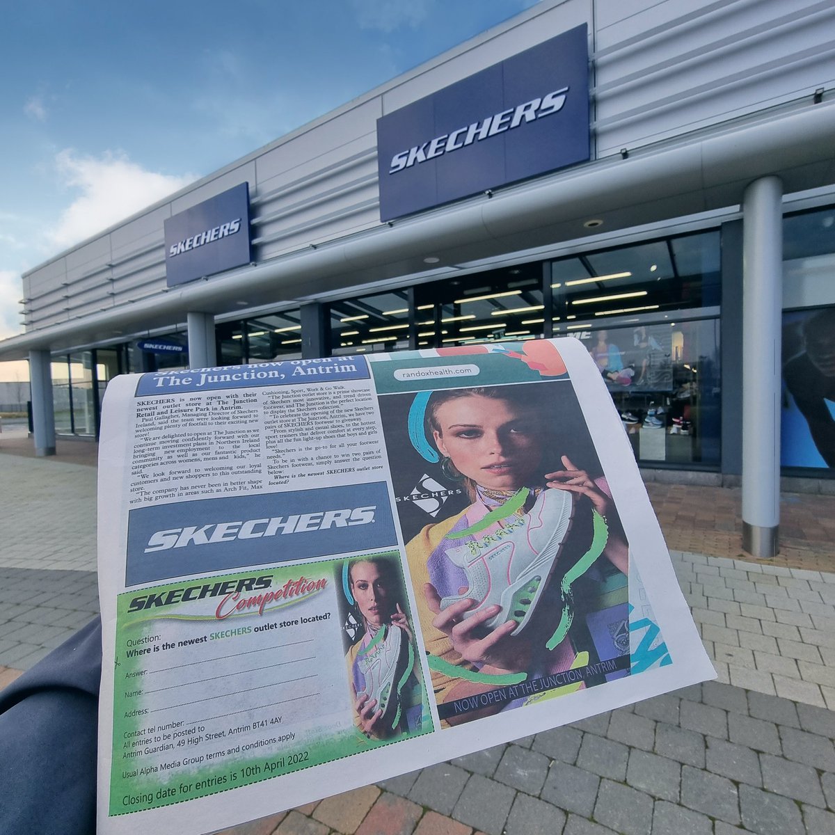 📰 Read All about it &amp; Win! 📰 

Skechers is now open at The Junction!  Pick up a copy of this week's <a href="/AntrimGuardian/">Antrim Guardian</a> Newspaper for your chance to win two pairs of Skechers footwear. 👟👟