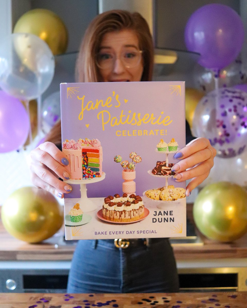 janespatisserie's tweet photo. This book has been SO exciting to work on… every recipe has a photo, it features SO many of your favourites including the Mini Egg NYC Cookies, and 70 BRAND NEW and EXCLUSIVE recipes for celebration times throughout the year! ❤️💜 - https://t.co/n6XM4FjJjB!!! ❤️🥳 https://t.co/vKDAONB0JF