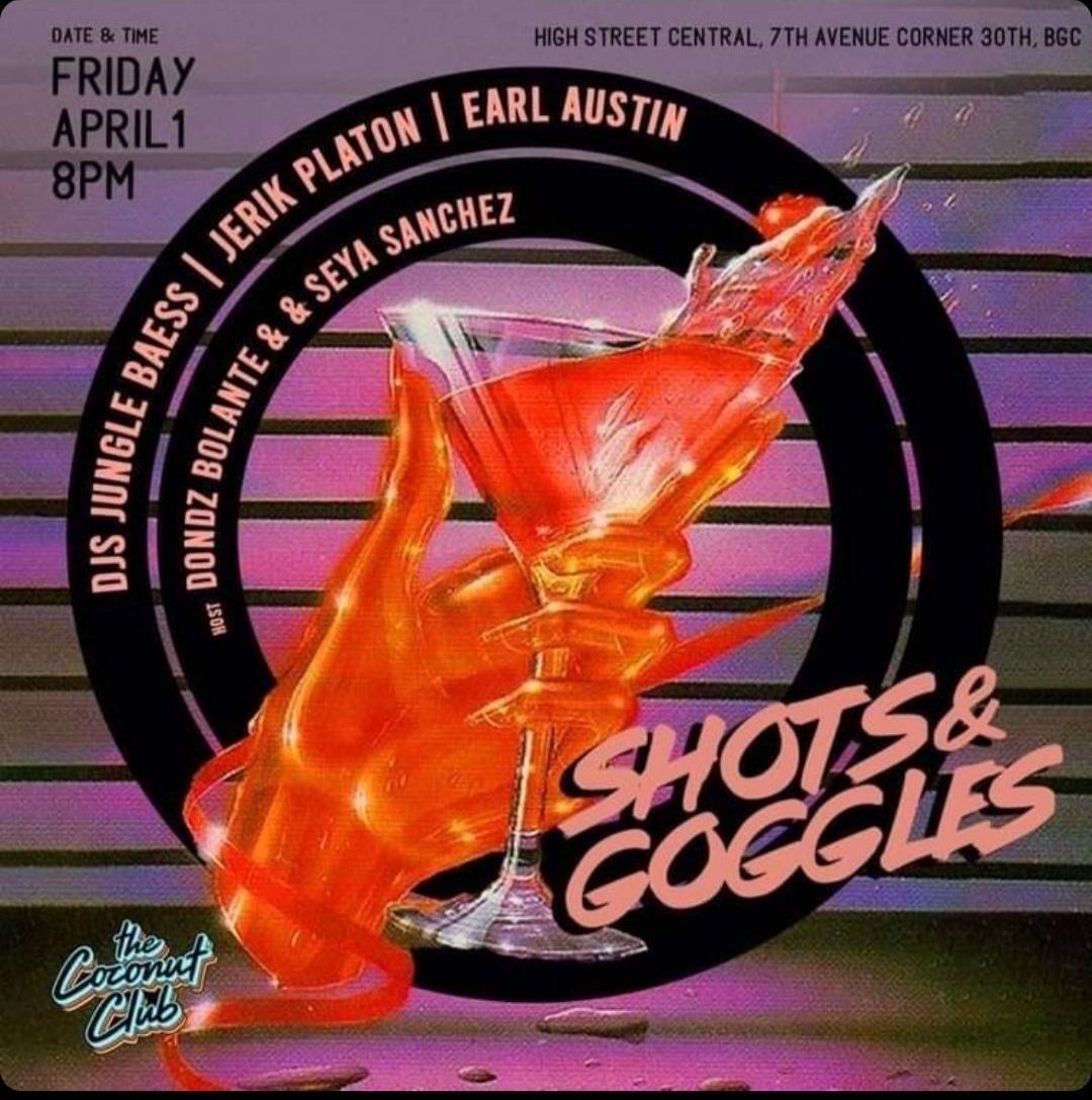 JungleBaess's tweet photo. Another MNL takeover from your friendly neighborhood baess 😉 see you April 1 @ The Coconut Club, April 2 @ Chotto Matte! https://t.co/xYeqaBEF88