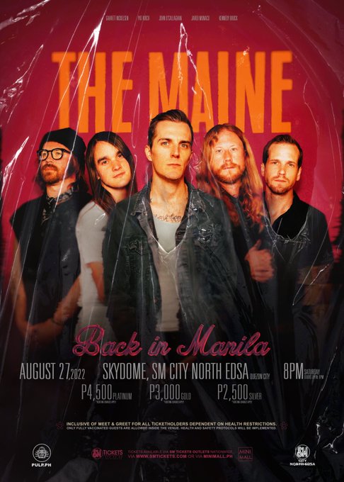 The Maine to hold Manila concert this August | Bandwagon | Music media