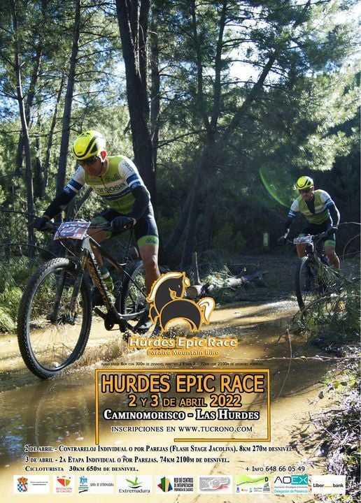 Aoex Plasencia (@aoexplasencia) on Twitter photo Este fin de semana en Caminomorisco tendrá lugar la Hurdes Epic Race, una prueba deportiva de bicicleta de montaña por el corazón de Las Hurdes, con carácter solidario a favor de <a href="/AOEXPlasencia/">Aoex Plasencia</a>
Todo un espectáculo para los amantes de la BTT que se podrá seguir en streaming. Este fin de semana en Caminomorisco tendrá lugar la Hurdes Epic Race, una prueba deportiva de bicicleta de montaña por el corazón de Las Hurdes, con carácter solidario a favor de <a href="/AOEXPlasencia/">Aoex Plasencia</a>
Todo un espectáculo para los amantes de la BTT que se podrá seguir en streaming.