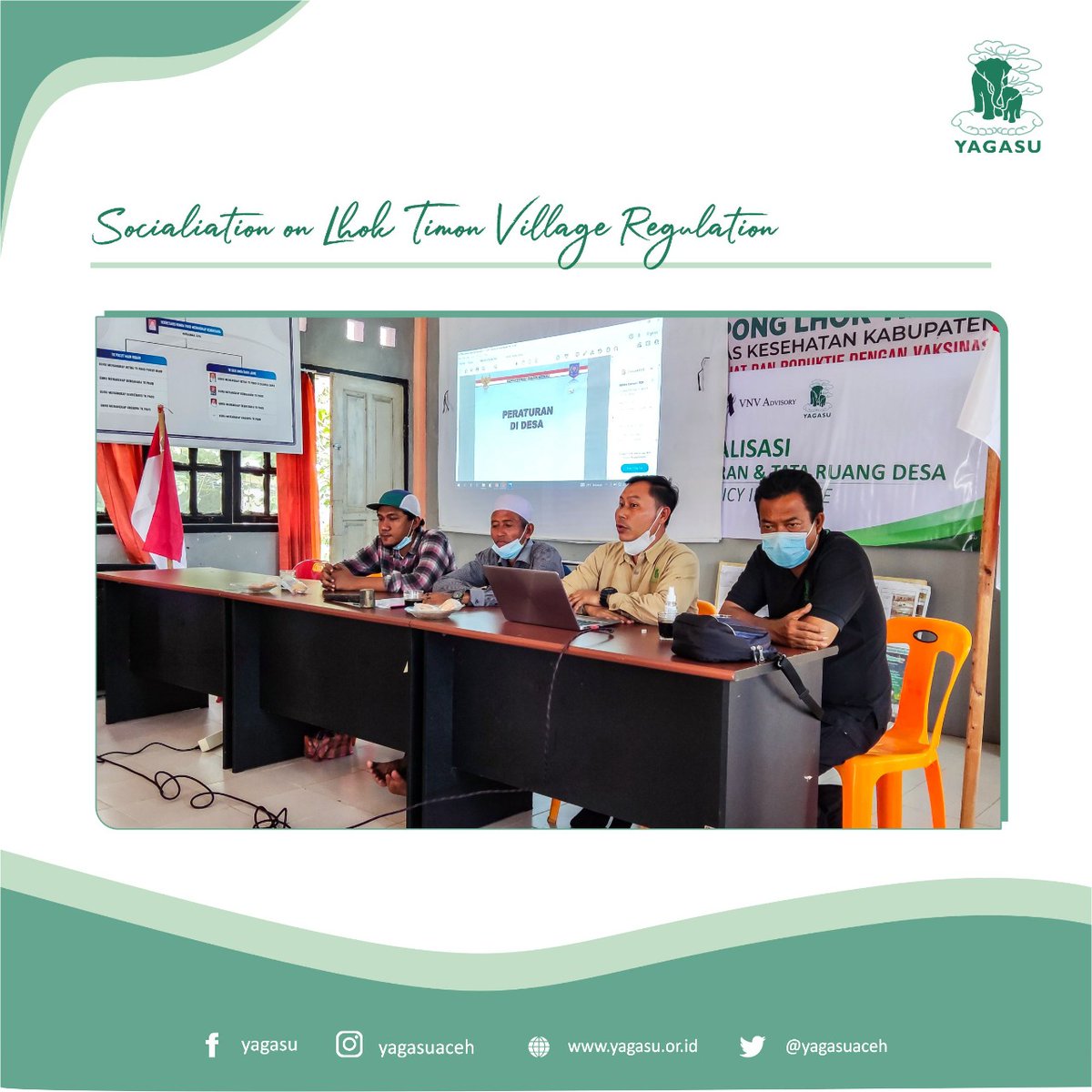 yagasuaceh's tweet photo. Yagasu held a socialization with the Village Head and the Lhok Timon village community, Aceh Jaya Regency. This time, the socialization discussed the spatial planning of Lhok Timon Village, which began with the determination of village boundaries,(cont) https://t.co/UARFvwdQ9l