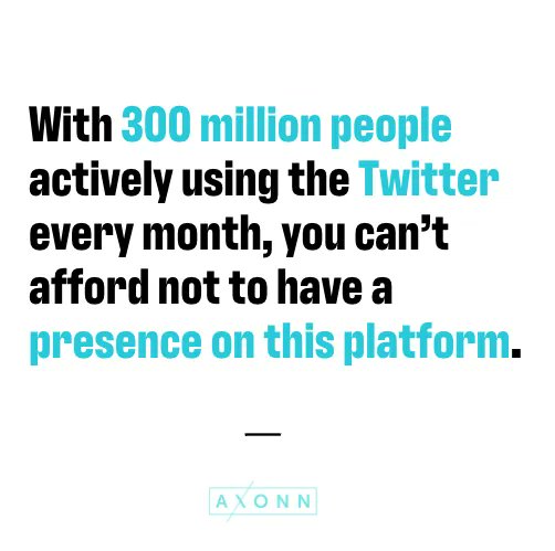 Axonn can provide these and various other creative services, as well as the strategic know-how required to take full advantage of Twitter advertising: buff.ly/3926I2y