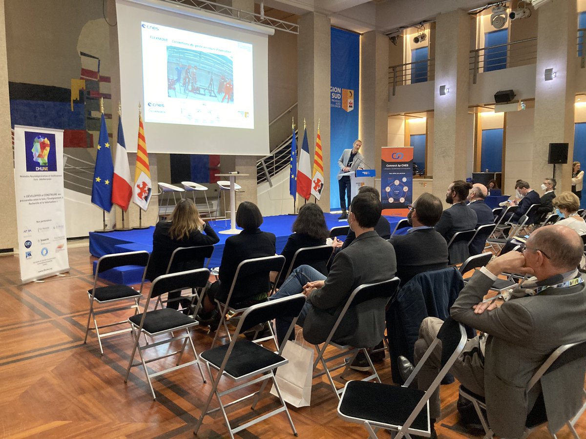 Gometmedia's tweet photo. [Innovation] L’institut #Dhune et le @CNES organise une journée dédiée aux applications communes aux domaines de la #santé et du #spatial à l’hôtel de @MaRegionSud https://t.co/US1ui2bVgo