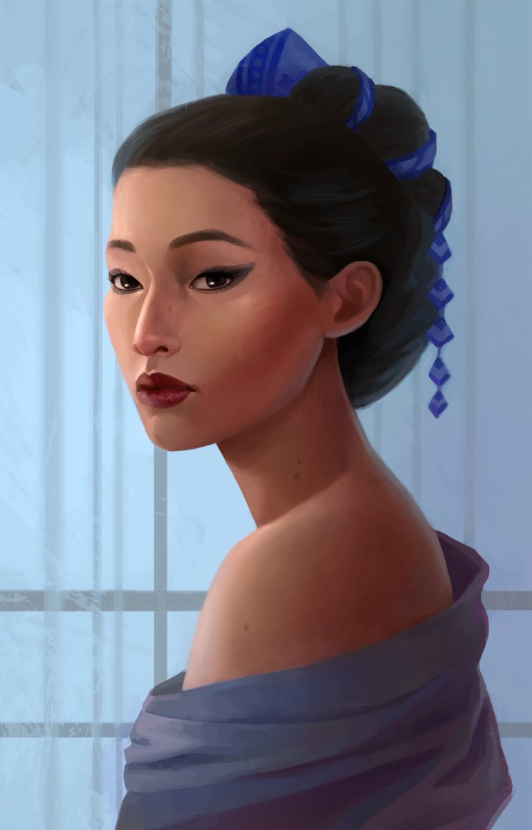 m_skoll's tweet photo. Chinese woman https://t.co/H9rE53vIA0 via @artstationhq #digitalportrait https://t.co/cSxIVwnlYb