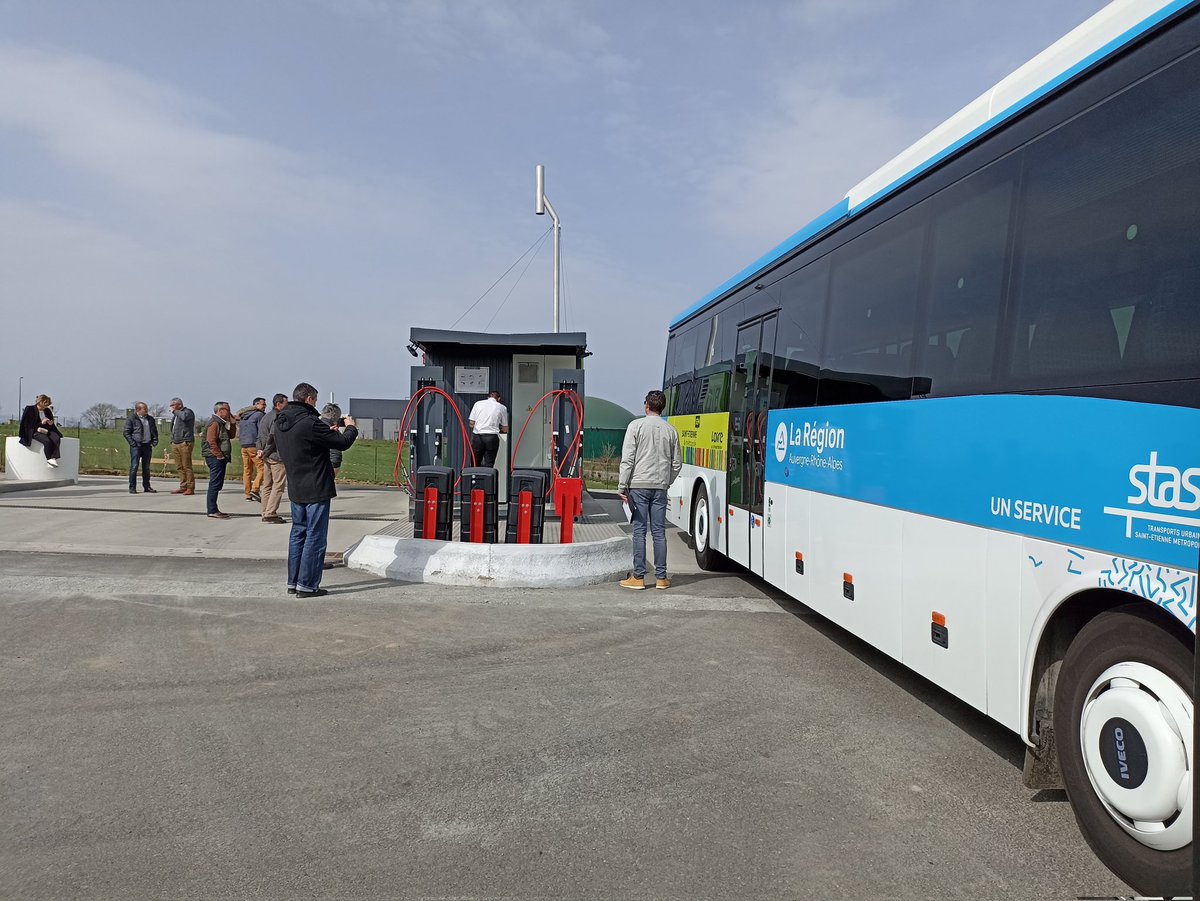Visite de l'usine de méthanisation Methamoly avec sa station BioGNV ! Une très belle réussite de coopération territoriale autour de la production de biogaz et de son utilisation en bioGNV