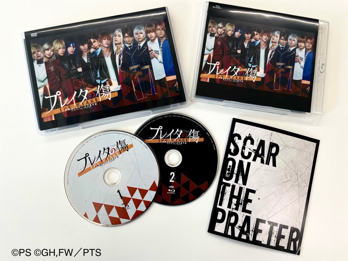 praeter_stage's tweet photo. 🔫舞台「プレイタの傷」📀
Blu-ray＆DVDいよいよ明日発売❕

特典映像
・バックステージ映像
稽古場から東京公演大千秋楽までの裏側を収録👀
・日替わりカーテンコール

封入特典
・特製ブックレット

https://t.co/13G3Tv85RA
#傷ステ #プレ傷 #プレイタの傷
#HMV #楽天ブックス #アマゾン #DMM通販 https://t.co/pCMPWJ6v56