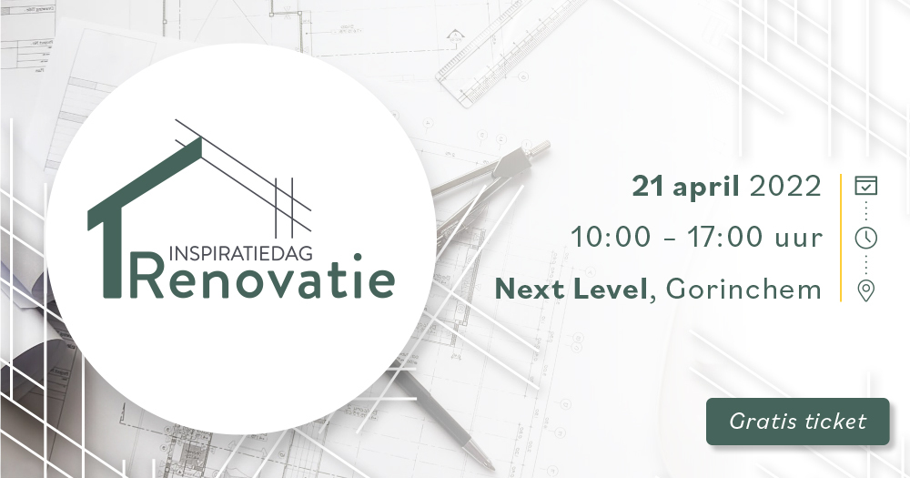 Heb jij 21 april al in je agenda staan? Bestel nu jouw gratis ticket voor de inspiratiedag renovatie! Deze dag, vol met interessante sprekers en ontmoetingen, wil je niet missen. Bestel ticket via: inspiratiedagrenovatie.nl/20220421-inspi…