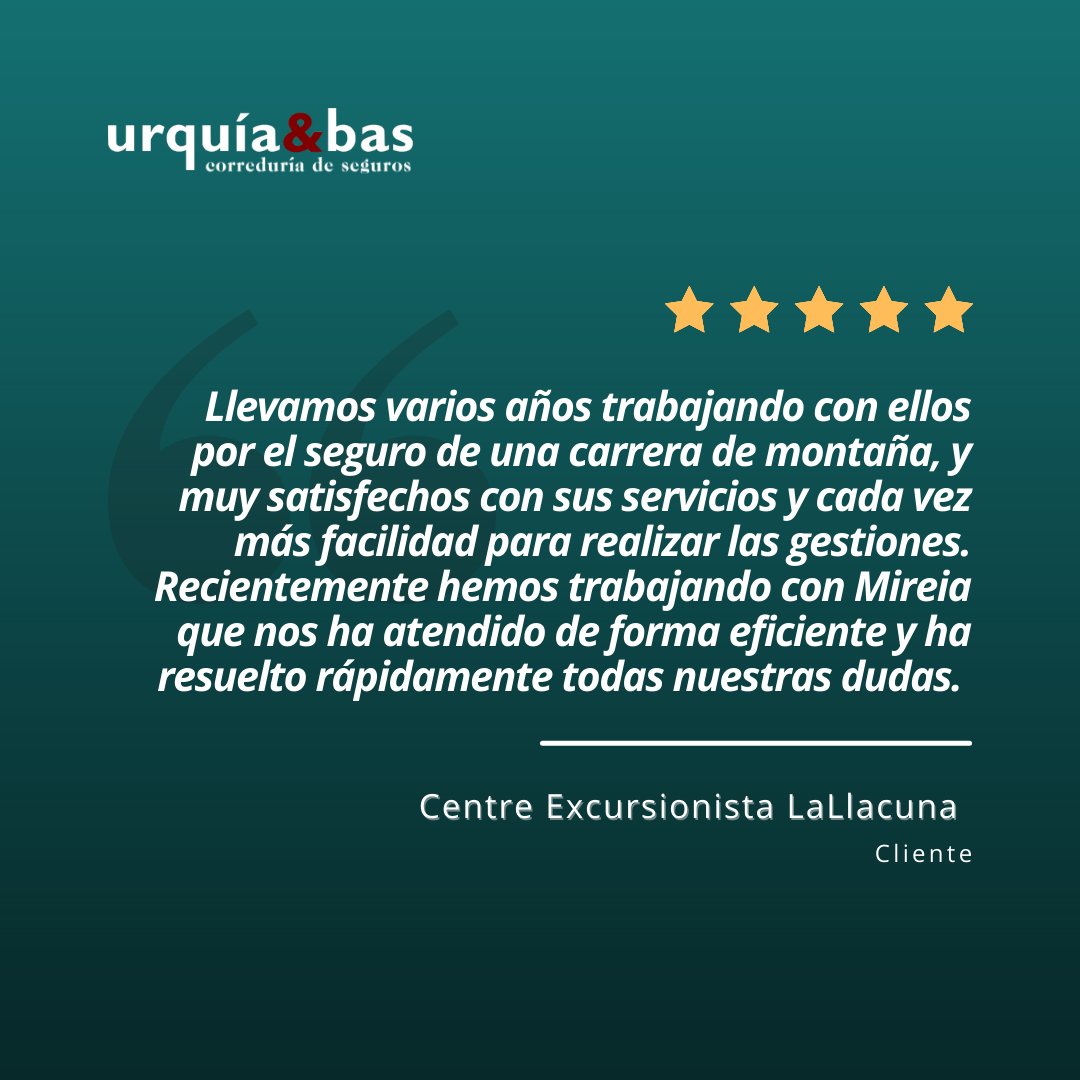 urquiabas's tweet photo. Algunas de las 𝗿𝗲𝘀𝗲𝗻̃𝗮𝘀 recientes aparecidas en 𝗴𝗼𝗼𝗴𝗹𝗲 de nuestros 𝗰𝗹𝗶𝗲𝗻𝘁𝗲𝘀 acerca de @urquiabas. 📝🙇🏻‍♀️

𝗚𝗿𝗮𝗰𝗶𝗮𝘀 Antonio, Belén, Centre Excursionista LaLlacuna y Marc por dedicar unos minutos.  #googlereseñas #reseñas #opiniones #google #reviews #client https://t.co/F3OB0YZ1qt