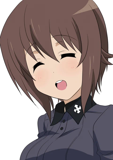 めちゃ穏やかな笑顔のお姉ちゃん 