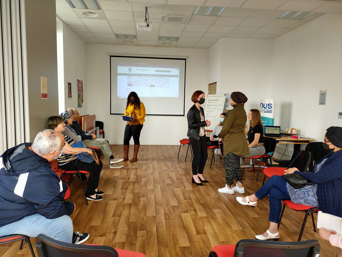 😁 Belle mobilisation de l'agence #MulhouseDoller ce matin lors de l'atelier "Du handicap vers l'emploi" avec nos partenaires #CapEmploi et #UPIntérim 👍#TousMobilisés pour nos publics prioritaires.
Une matinée d'échanges, de sourires et de projets!👏