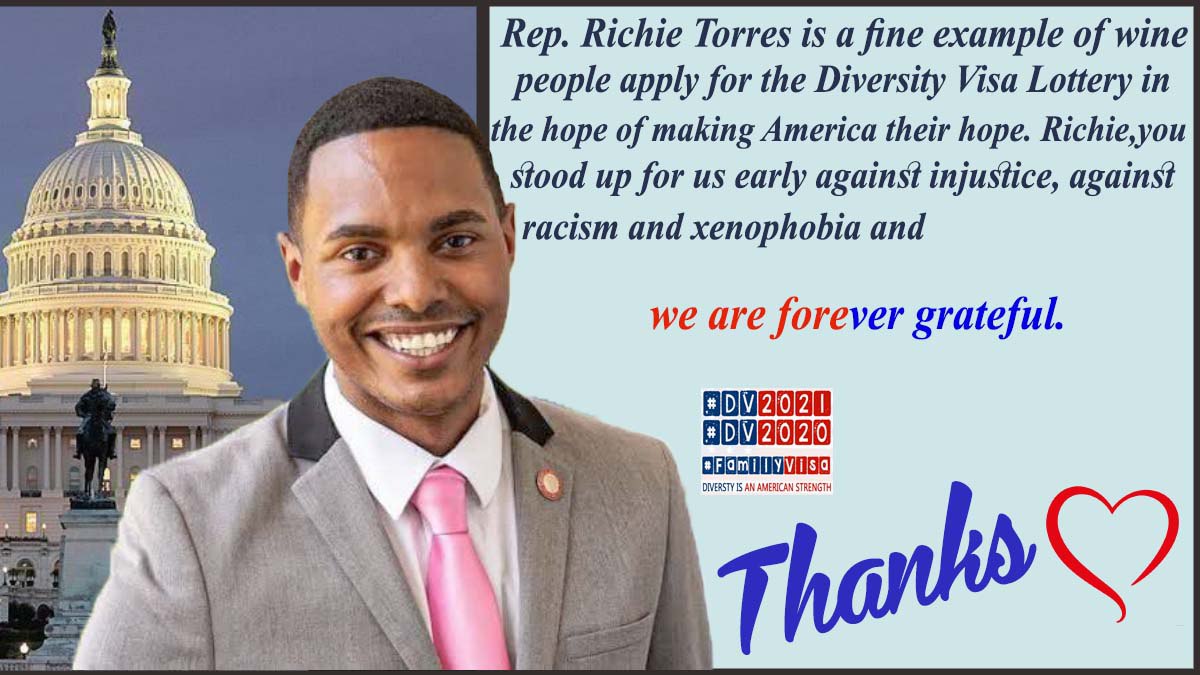 sDiversityVisa's tweet photo. .@RepRitchie is a fine example of wine people apply for the Diversity Visa Lottery in the hope of making America their hope. Richie, you stood up for us early against injustice, against racism and xenophobia and we are forever grateful.
#Humanitarian_parole_for_DV https://t.co/6JbMmTIu0B