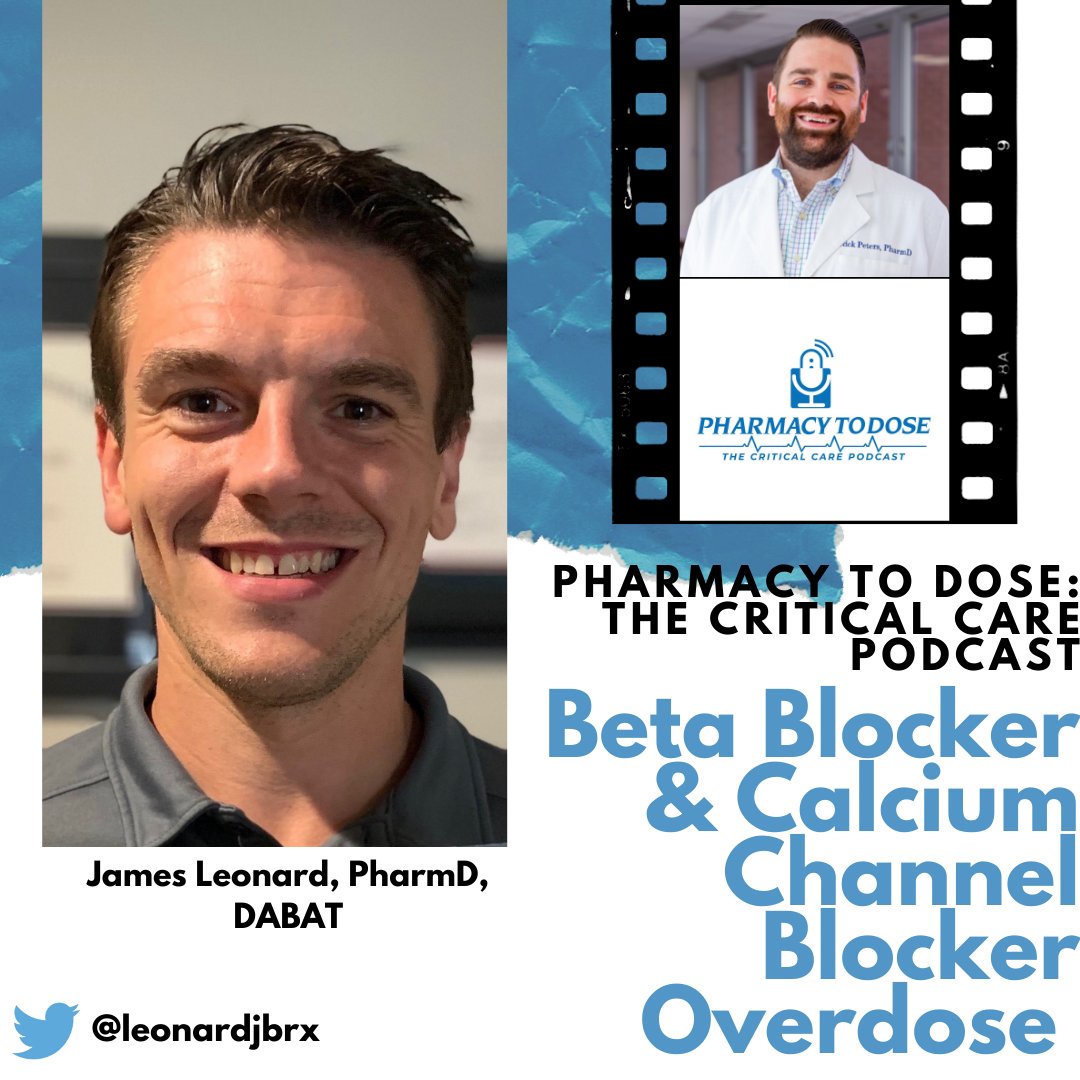 Pharmacy To Dose: The Critical Care Podcast (@pharmacytodose) on Twitter photo AWESOME pod this week, joined by Jimmy Leonard <a href="/leonardjbRx/">James Leonard</a> to go through all the nuances and tips to treat BB/CCB overdoses.
Episode closes with an incredible new segment:
"What Would Really Happen: Medicine in the Movies"
Pod drops this week
#PharmICU #TwitteRX AWESOME pod this week, joined by Jimmy Leonard <a href="/leonardjbRx/">James Leonard</a> to go through all the nuances and tips to treat BB/CCB overdoses.
Episode closes with an incredible new segment:
"What Would Really Happen: Medicine in the Movies"
Pod drops this week
#PharmICU #TwitteRX