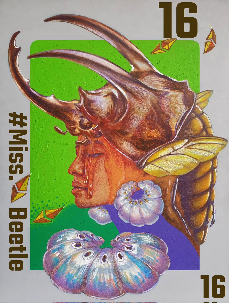 New Drop!! Collection (woman and hat)
16#Miss.Beetle 🪲🌴🤎
🪙 Price [0.05 ETH] hand drawing ✏
1/1 : resolution 3100×4092 pixel

Check my works 👇👇
OP:opensea.io/assets/0x495f9…

#NFTTHAILAND #NFTCommunity #NFTdrop #NFTartwork #NFTJPN #NFT #nftcollectors #NFTs #opensea