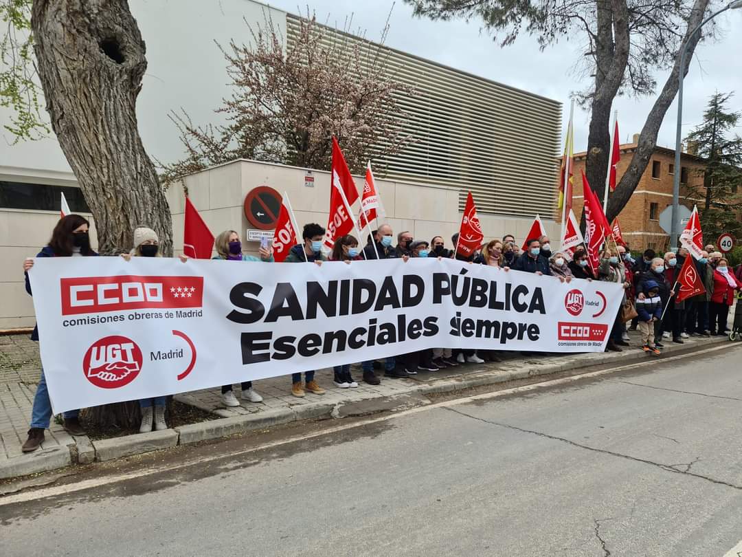 UPArganda's tweet image. El pasado sábado acompañamos a los vecinos de Valdaracete en su reivindicación y defensa por una sanidad pública de calidad.

Los pequeños pueblos de nuestra comunidad son los que se llevan la peor parte del desmantelamiento de los recursos públicos.

No permitamos que ocurra. 🏥