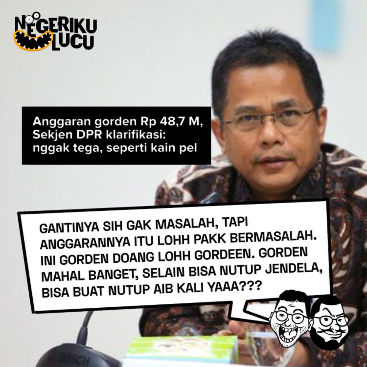 kemalpalevi's tweet photo. Iya itu gorden bisa apa aja sih sampai gede banget anggarannyaaa. Bisa dipakai buat sulap juga kali yaaa? :(

Tolong saya dibantuu, butuh pencerahaan :(( https://t.co/Jue3Gqglhn