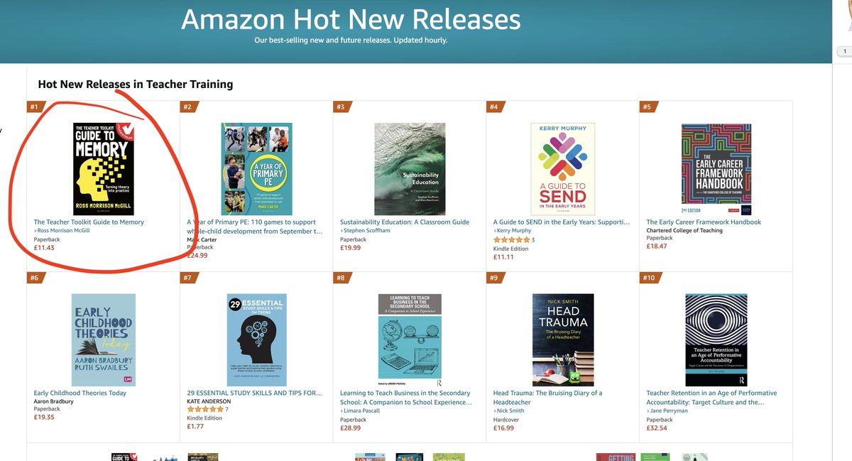 TeacherToolkit's tweet image. 3 months to go and the interest already in #GuideToMemory is exciting!!

I said it for #JustGreatTeaching, but this is my best work to date...

amzn.to/3iHK5VZ