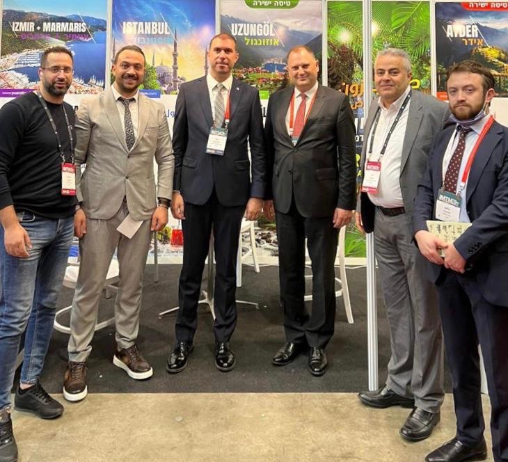 TC_TelAvivBE's tweet photo. We met the Turkish participants to the 28th International Mediterranean Tourism Market (IMTM).

28. Uluslararası Akdeniz Turizm Fuarı'na (IMTM) iştirak eden firmalarımızın temsilcileriyle bir araya geldik. https://t.co/AWOJNLxh34