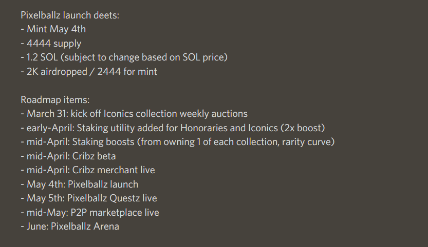 SolSamar1tan's tweet photo. If you look at @CreaturezNFT entry, it is super cheap(low risk) , AVG sale price is bigger than floor. People snipping under #2000 to get free #Pixelballz
New #roadmap is announced, this is a long term project!
#SolanaNFT #Solana #NFTProject #nftart #NFTs #creaturez #SOL #NFA https://t.co/b1G7BDzc5N