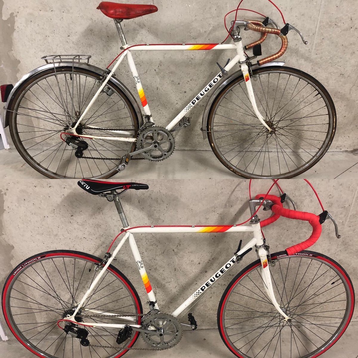 Avant/Après 

#bike #cyclemechanic #cyclingmechanic #bikemechanic #bikelife #bikelifestyle #cyclingaddict #cyclinglife #cyclingphotos #vélo #velo #velotaf #bikemecanic #bikeservice #bikelover #bicyclette #bike #véloélectrique #cyclevintage #instacycling #ilovemybike #bikerepair