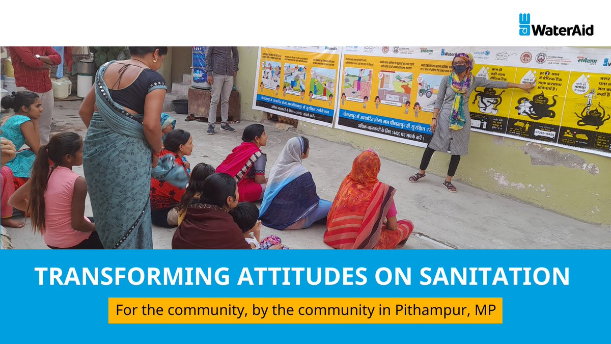 With the support of @UNICEFIndia, volunteers in Pithampur have been holding meetings and door-to-door consultations to sensitize the members of the community on the importance of #faecalsludgemanagement and already seeing a notable change in attitudes! @SPithampur #SwachhBharat