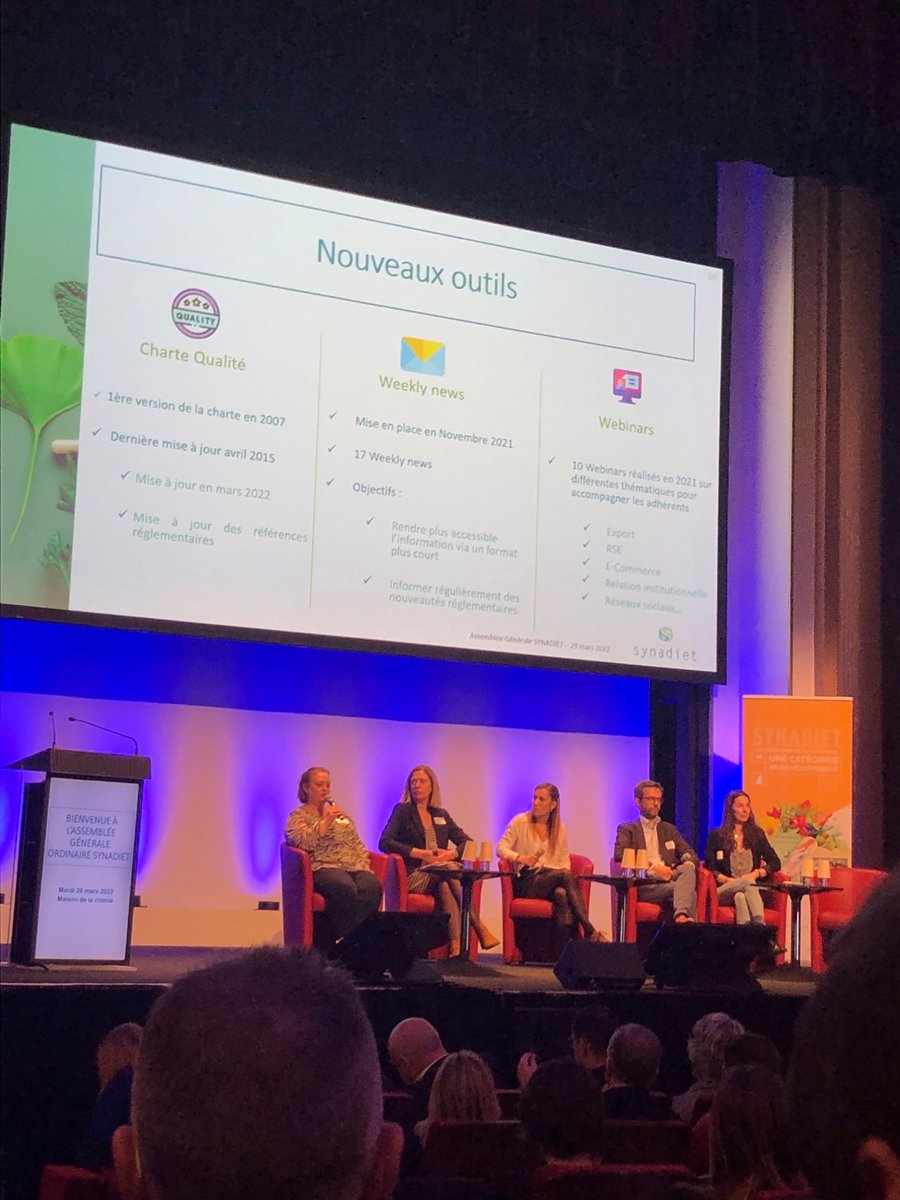 FermentalgCom's tweet photo. Today, Fermentalg is proud to participate to the SYNDADIET general assembly 🤝
@Synadiet is the French union of food supplements and the first national union of food supplements in Europe.
#FoodSuplements #Health #Paris #GeneralAssembly https://t.co/nq8X9kcaK5