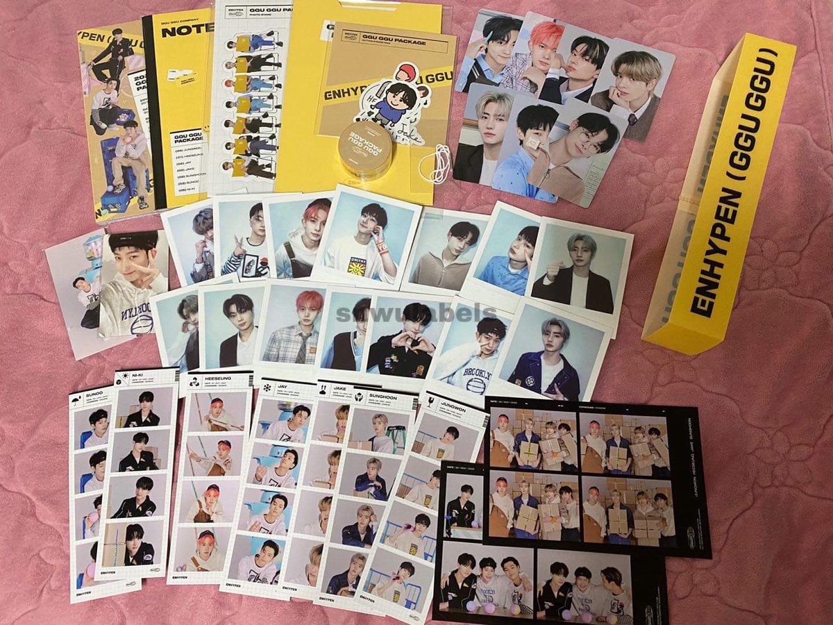 jwoniecarts's tweet photo. wts lfb ph | #jwoniecarts_sells ໑

ENHYPEN GGU GGU PACKAGE V2. Member sets

Sunoo Member set — 180 php
Heeseung Member set — 180 php
+ pf (tba)

• dp — 50% payo
• rembal — once in ph port
• secured from @.snwulabels

reply mine ( mem set ) or dm ! https://t.co/P5X9QNuo5C