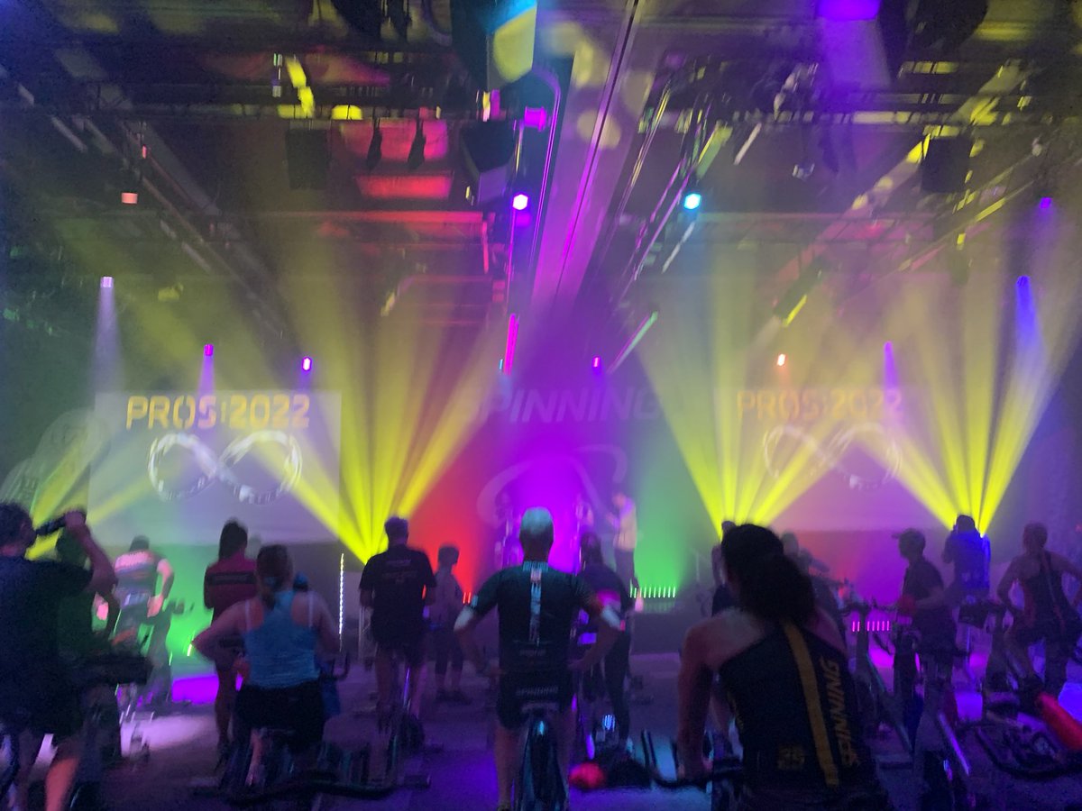 catbookerfit's tweet photo. Spinning®️ lit up Blackpool at the International Fitness Showcase and Pros:2022 Conference. SAVE THE DATE FOR 2023 #spinning #pros2022 #pros2023 #boutiqefitnessstudio @athleticumfit @SpinningHQ https://t.co/g3YSuU8t2H