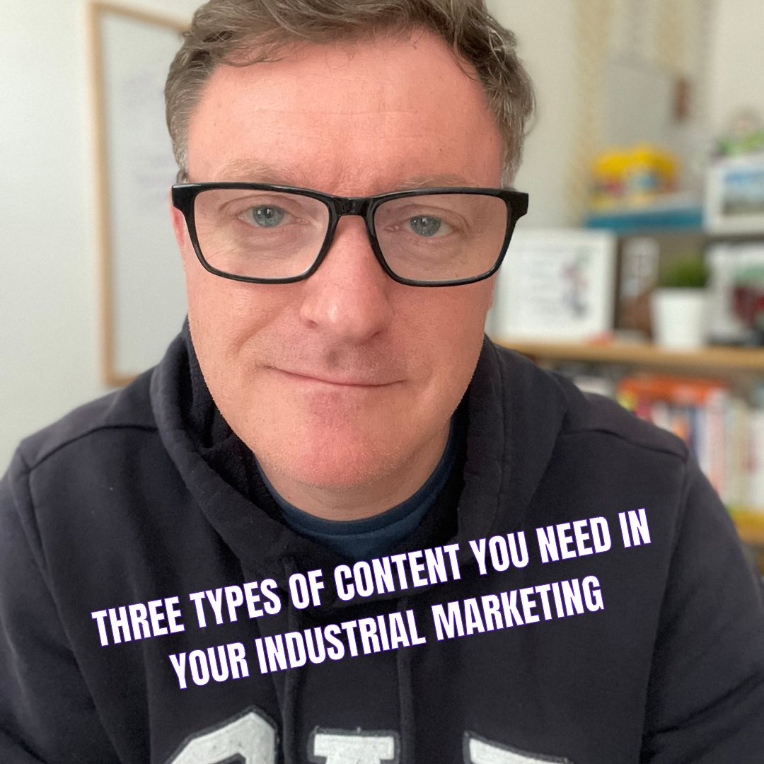 Big B2B copywriting day in store today and drawing on three of my favourite techniques…

Thread 1/5

#contentmarketing 
#industrialmarketing 
#manufacturing 
#b2bmarketing #b2bmarketingtips #b2bmarketingstrategy #digitalmarketing #copywritingtips #blogwritingtips