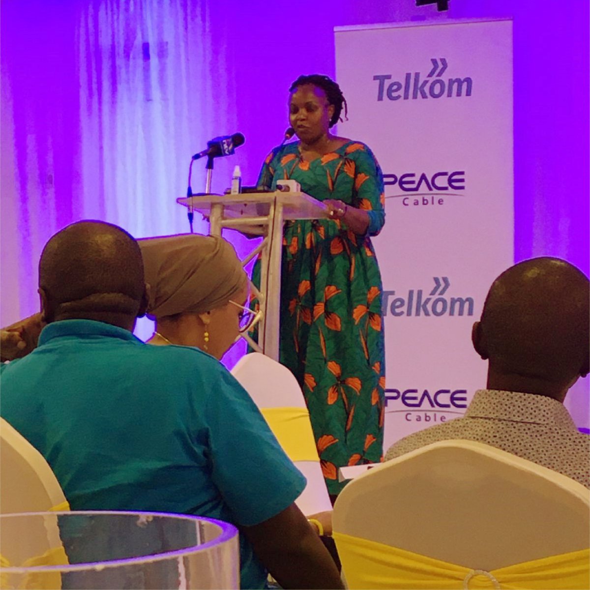 ODPC_KE's tweet photo. The Data Commissioner congratulates @TelkomKenya during the launch of the PEACE cable that is significant in spurring economic growth through faster and more stable communication services, connecting Africa, Europe and Asia, via an Indian Ocean route #DataProtectionKE #PEACECable https://t.co/uLCnjR0Nh2