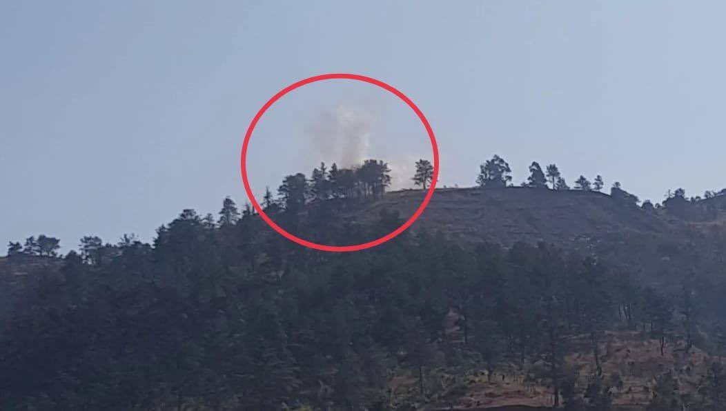 Military’s plane crashed in Hakha on Tuesday around 9am. The reason of the crash is unknown &amp; smoke were seen rising above the mountains &amp; many vehicles are heading to the scene. #2022Mar29Coup #WhatsHappeningInMyanmar #WarCrimesOfJunta