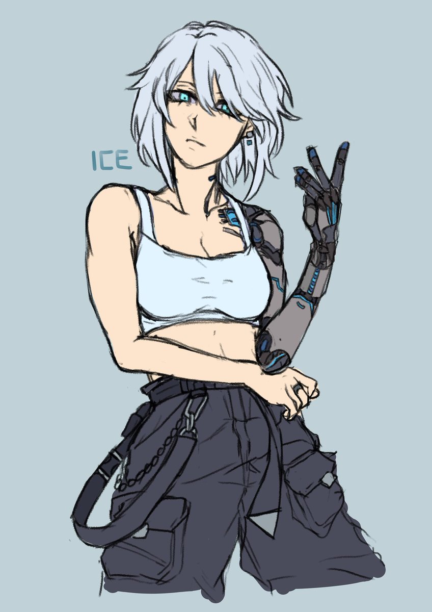 1CE_art's tweet photo. Almighty art dump incoming! 

[ Featured Character: Kōhaku Tsukiakari (OC) ]

My first character had a slight revamp; can now see that she’s a cyborg- 11 or so years ago I made her!

#ArtistOnTwitter #originalcharacter #digitalart #oc #sketchbook #commissionsopen https://t.co/8DpsS72uIO