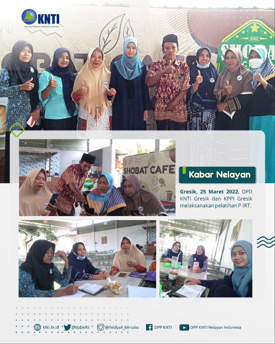 KNTI Gresik dan KPPI Gresik melaksanakan pelatihan P-IRT --

#KPPI #KNTI #GRESIK