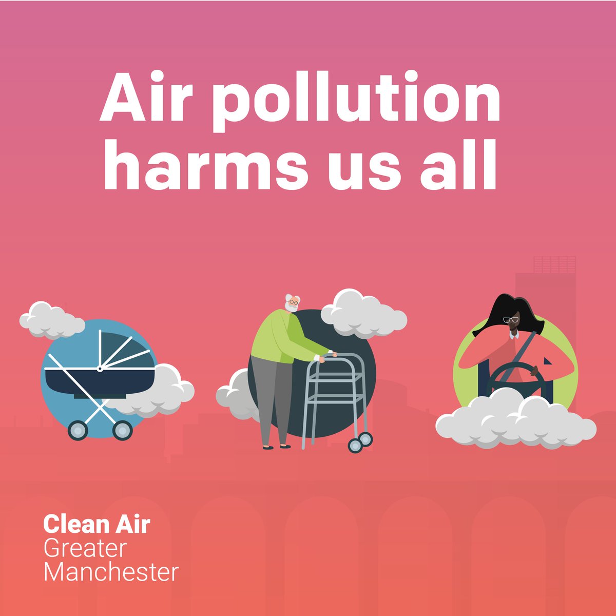 High levels of air pollution from road traffic have a major impact on people’s health across Greater Manchester. 

That’s why Greater Manchester is working with government on a new plan for clean air.

For the latest on #CleanAirGM, go to: bit.ly/3HYUJ4T