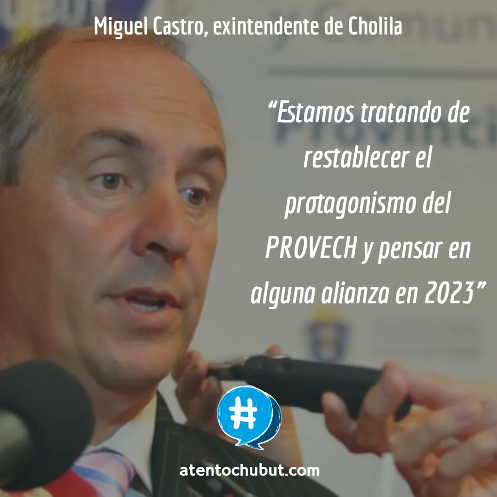 AtentoChubut's tweet photo. Lo dijo el exintendente de Cholila, Miguel Castro, quien asumirá en el ministerio de seguridad, en @fmdellagoesquel. "Estamos tratando entre muchos dirigentes e intendentes de restablecer el protagonismo que tuvimos como partido y pensando en 2023 con posibles alianzas”, sostuvo. https://t.co/KQLV44Vc2a
