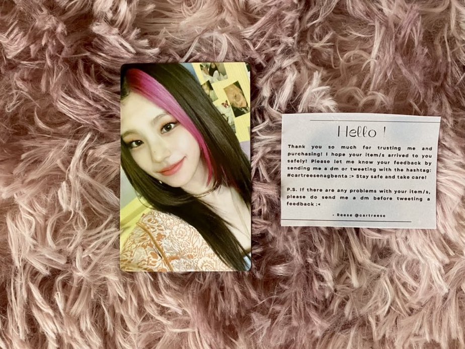 yescohaul's tweet photo. #yescomails | ʕ•́ᴥ•̀ʔっ

hello @cartreese yeji appmu alr arrived safely! my one&amp;only trusted ina pasabuy 💛 till next time, thank ü ate reese!

#cartreesenagbenta https://t.co/SH0kgFQRV1