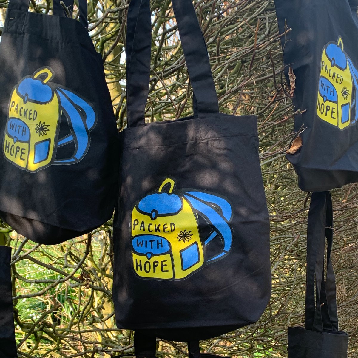 We are a month into the #PackedwithHope campaign, I honestly can't believe how much has happened. It's just amazing.

I can't go to the #LBF22  because I'll be flat out getting ready to pack. Who fancies one of these to take to the fair?

I have 10. 

gracie@littletoller.co.uk