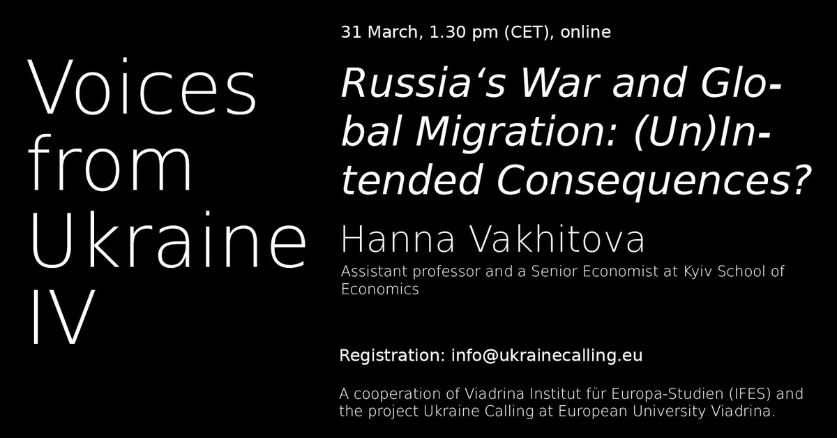UkraineCalling's tweet photo. Join us for our fourth edition of "Voices from Ukraine". You can register here: https://t.co/esVhmzUV8c
@Viadrina_IFES @viadrina @astaviadrina @ZOiS_Berlin @KyivSchool @SusannWorschech @LiberaleModerne @KyivDialogue https://t.co/go8pofuqrK