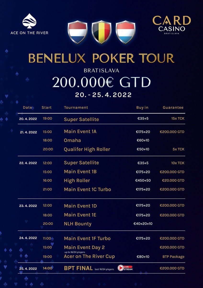 poker_red's tweet photo. 💥 ¡2 paquetes gratis para el Benelux Poker Tour!

🆓 Incluyen asiento al ME, transfer y buffet

🧐 @kikux0 regala uno entre sus suscriptores de Twitch
🍗 Sortearemos otro en "A ganar a ganar, 🐓 para desayunar" entre los que den RT y ❤ a este tuit

📰 https://t.co/KA8MNVMlec https://t.co/ESaIwvddOd