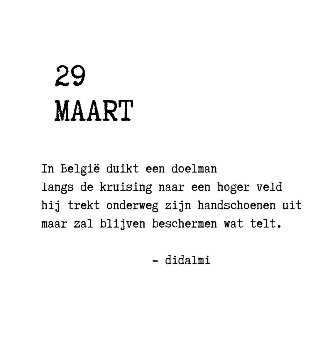 Rust zacht, Miguel. 🕊

#Didalmi