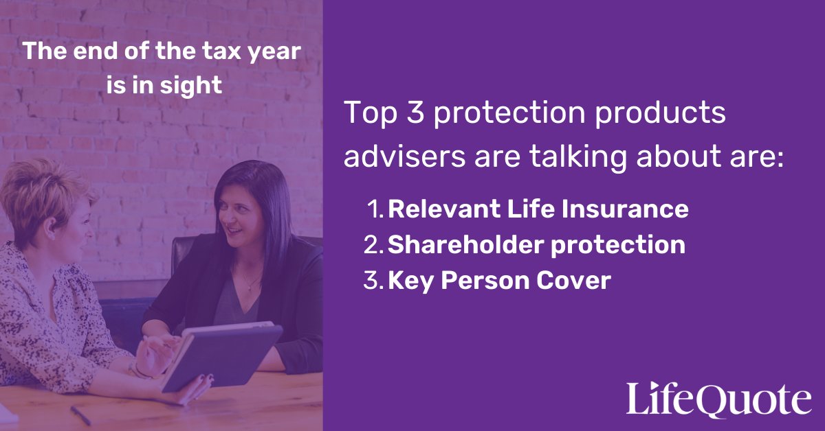 It's vital to construct robust plans to deal with any eventuality. With just days to go until the end of the #tax year we are here to #help process your client's #protection cases for you and ensure they have a contingency plan in place.