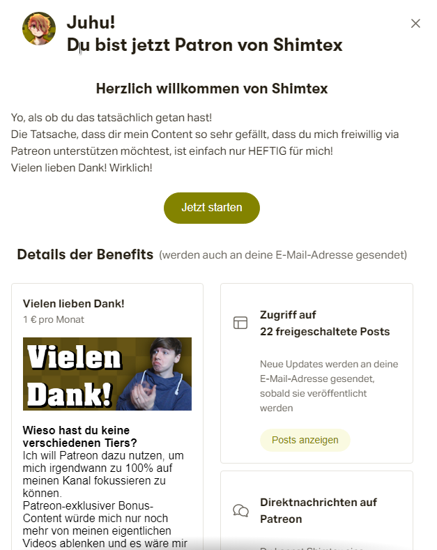 Alexskleinewelt's tweet photo. Wünschte könnte mehr supporten als das @Shimtex aber ich hoffe der Euro hilft auch irgendwie sauch wenn du dadurch nicht stirbst weil du dir jetzt jeden Monat mindestens einen Hamburger hohlen kannst.

PS: Mach weiter so klein Shimmi deine Videos sind Meisterwerke #Ehrentex https://t.co/afnNAX72AS