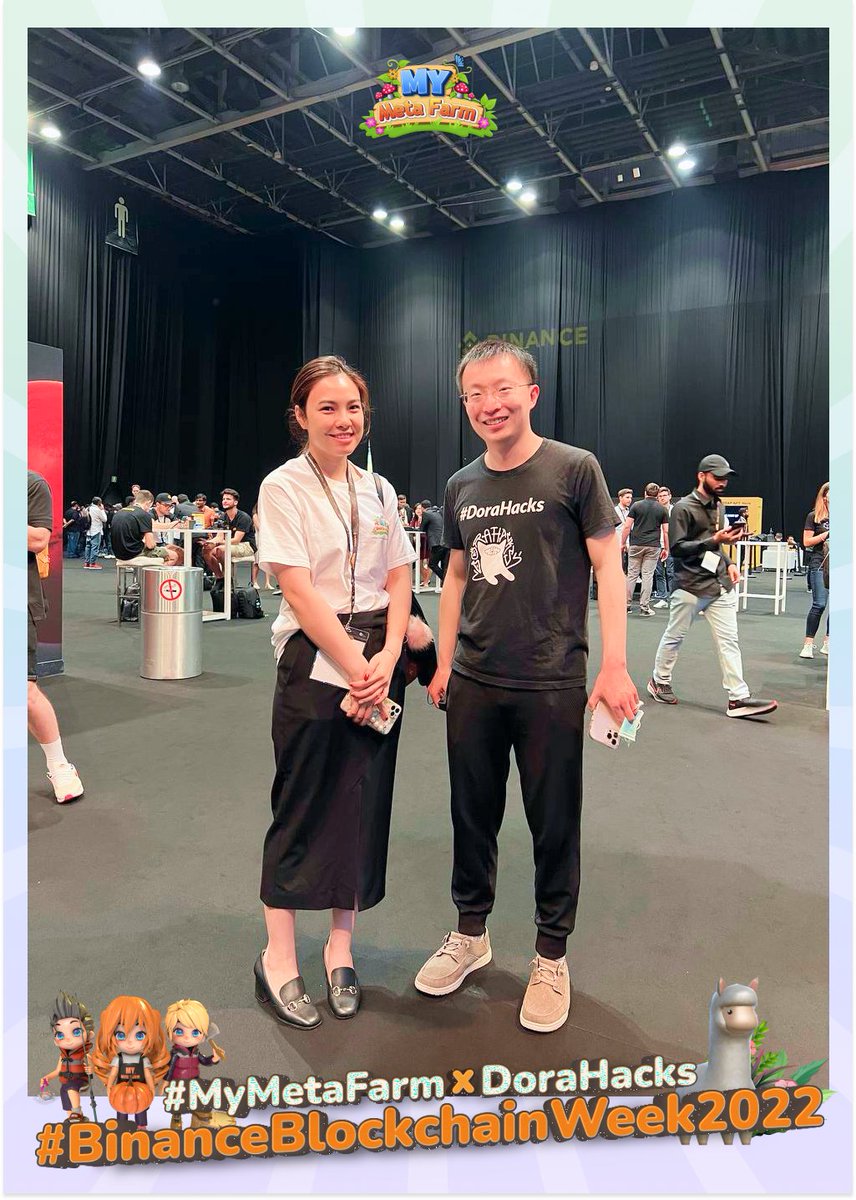 0xtunad's tweet photo. In #BinanceBlockchainWeek2022, our team has had the chance to meet the representative of DoraHacks, one of the organizers of the Avalanche Hackathon and BNB Grant. Keep voting for us at: 
- Avalanche Hackathon: https://t.co/TXi6o0MaJW 
- BNB Grant: https://t.co/OOFGVM07cx https://t.co/aBucRJa18v