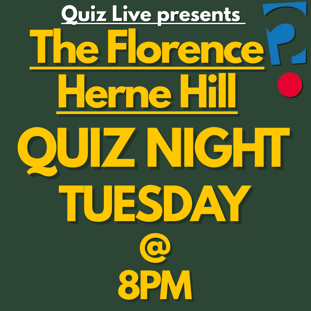 Its a cheeky Tuesday night Quiz with our friends at @theflorencepub 
...QUIZ BINGO THAT IS!
They have cash prizes, prizes you can drink PLUS our Golden Question is worth £120!
Get your team ready #HereneHill 
@HerneHillSoc @hernehillforum #pubquiz #quiznight #tuesdayvibe