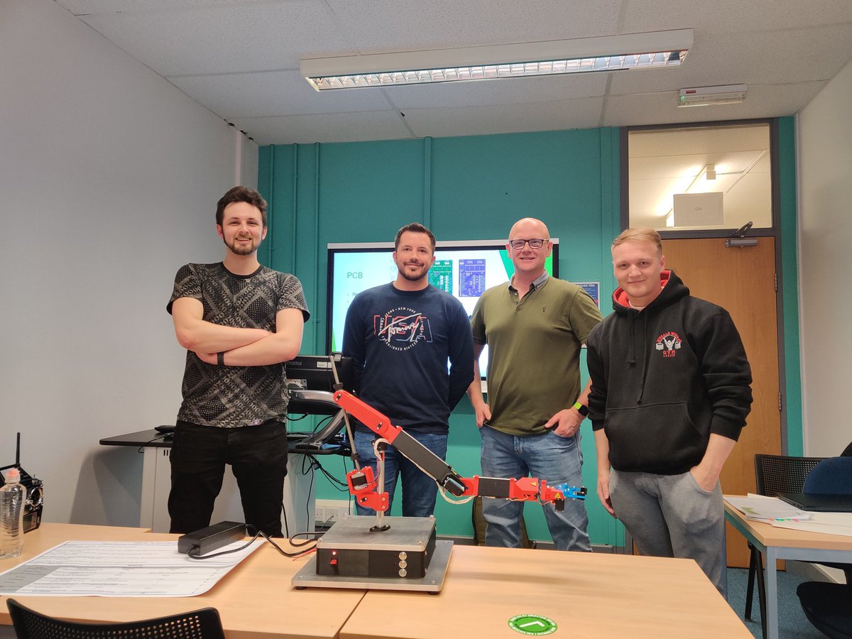datrulecturer's tweet photo. Really well done Daniel Burge, Jack Margetson (not pictured), Jacob Morrissey, Macsen Hession &amp; Scott Woodman with their 2nd year engineering project! Dr Jason Xiao Guo must be proud #usw #engineering #design https://t.co/pD6Vi4N9UE