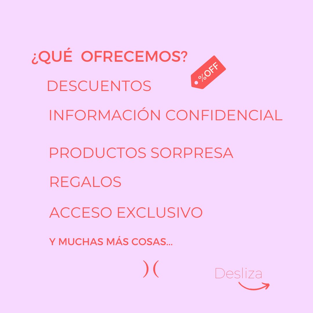 ➡️Si interactúas con NOSOTRAS, interactuamos contigo.

- Dando ME GUSTA
- COMENTARIOS
- RESPONDIENDO HISTORIAS

📍OBTENDRÁS EN EXCLUSIVA:

-DESCUENTOS
-INFORMACIÓN CONFIDENCIAL
-REGALOS
-PRODUCTOS SORPRESA
instagram.com/p/Ca7MQUlKhpO/
#mejoresamigas #lacorsetera